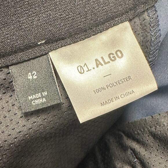 Algo Pants Mens 42 Navy Blue Chino Tech Performance UPF 40 Moisture Wicking NEW - Picture 6 of 13